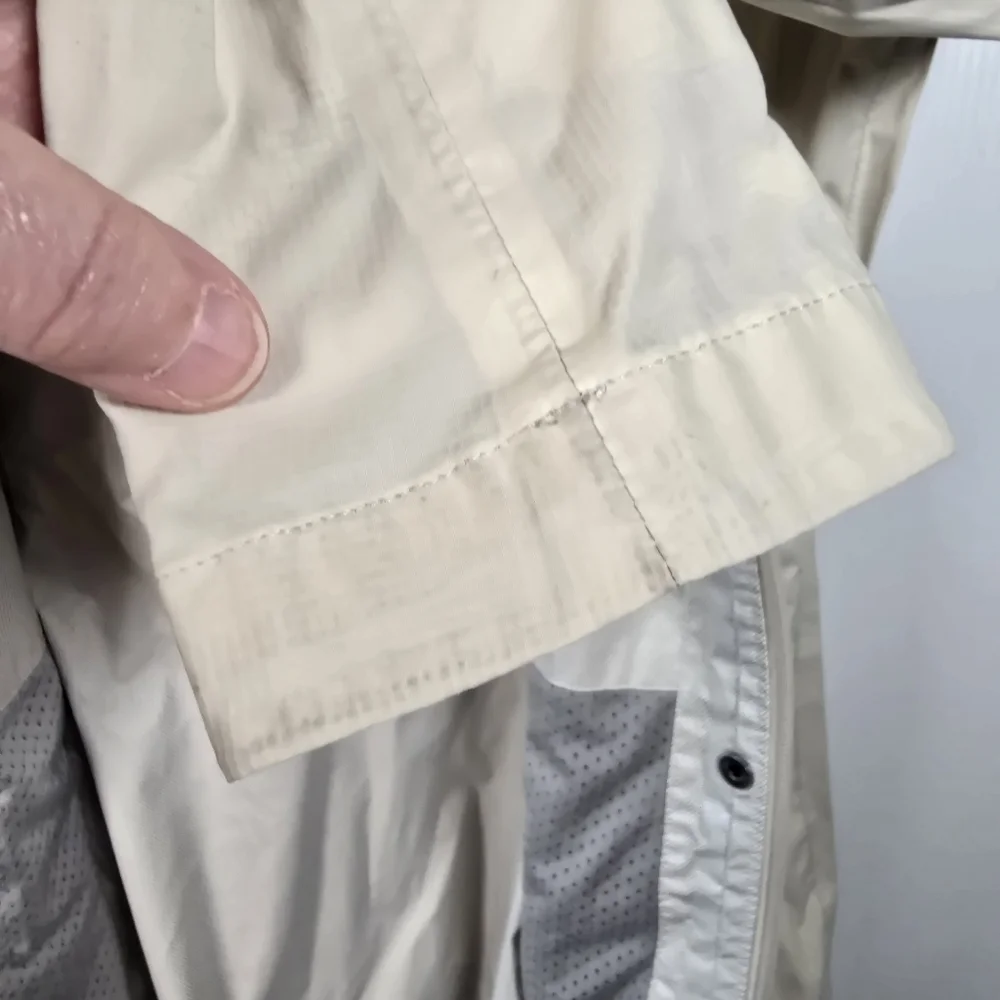 The North Face Women's Cream Trench Coat with Hood Size Small